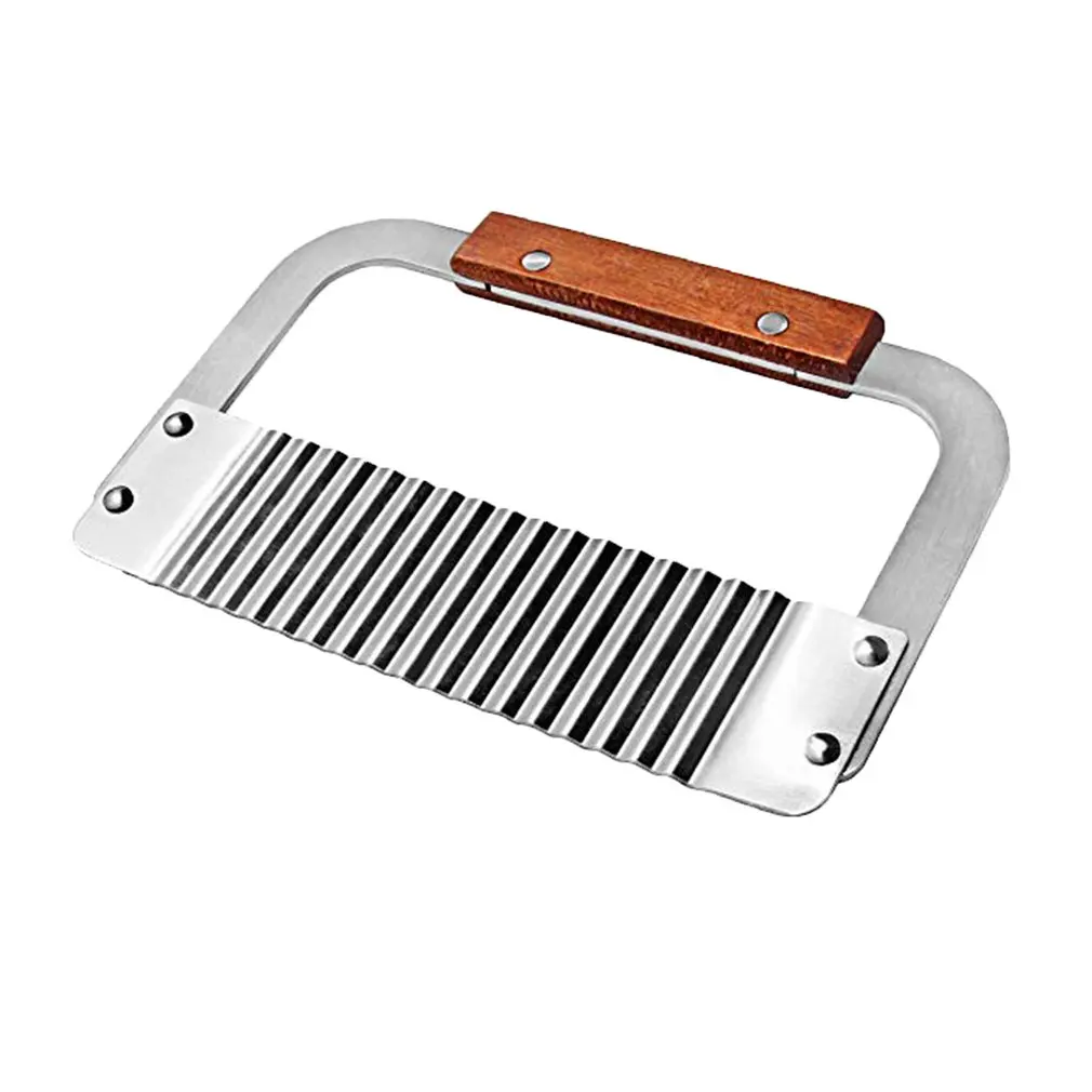 Горячая нержавеющая сталь волнистый картофель фри резки картофеля фрукты фрезы