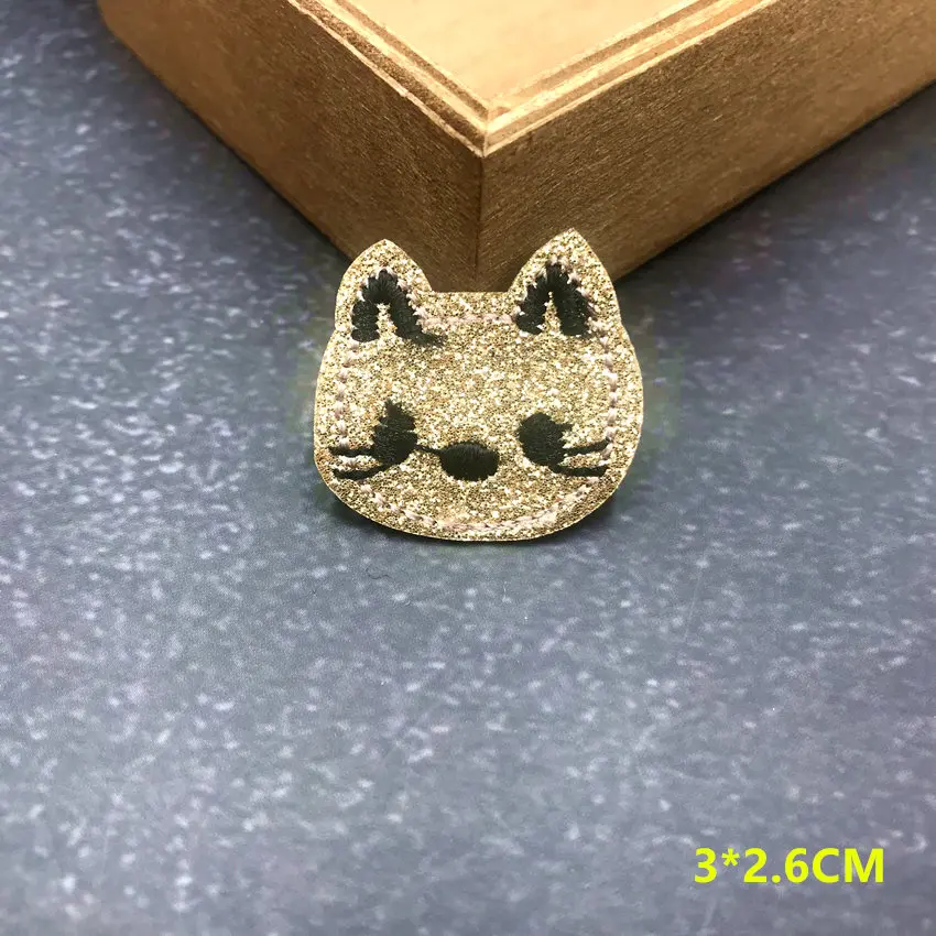 Нашивки с аппликацией в виде кота приклеивающиеся утюгом нашивки для рубашки