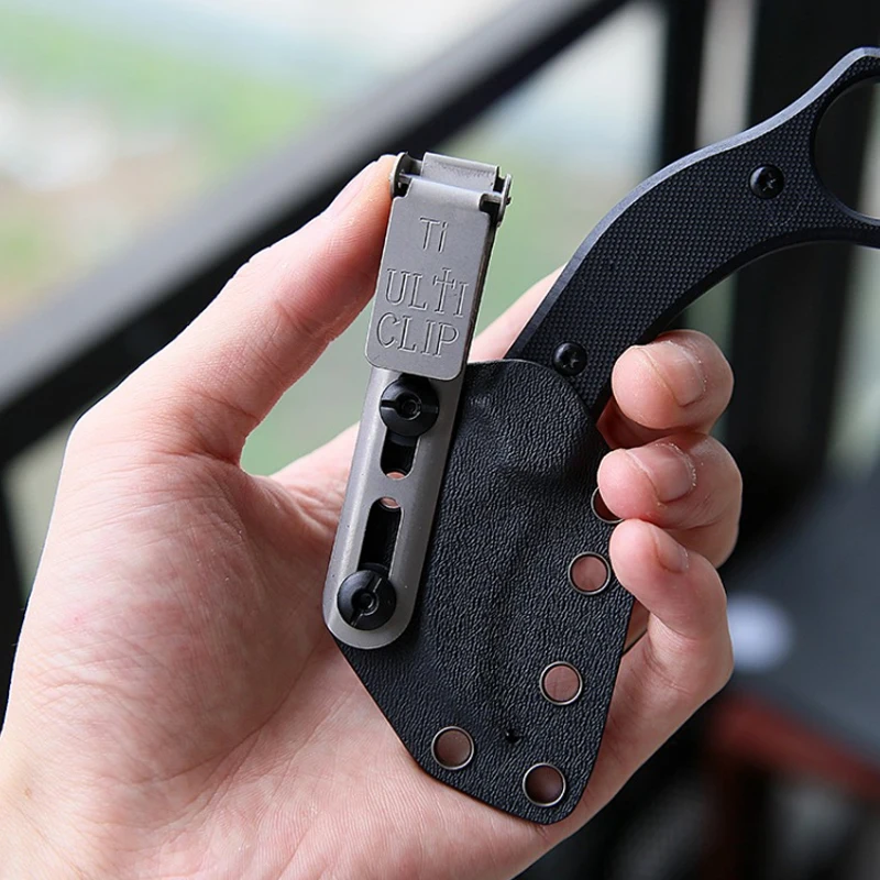 Длинный и короткий скрытый нож из титанового сплава ULTI нержавеющей стали | Спорт