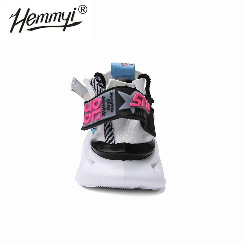 Hemmyi/Мужская обувь Сезон весна-осень Трехцветный Повседневный светильник Дышащие