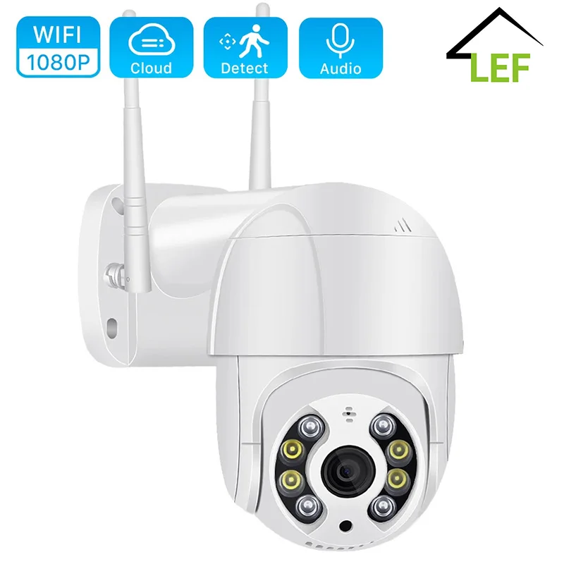 

1080P, HD, Wi-Fi, Камера SD карты памяти Ai обнаружения человека уличная купольная IP камера Камера 2-полосная аудио ИК светодиодный видеонаблюдения ...