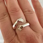 Кольцо унисекс женское, 2021 оригинальное, для обнимания влюбленных, подарок для нее