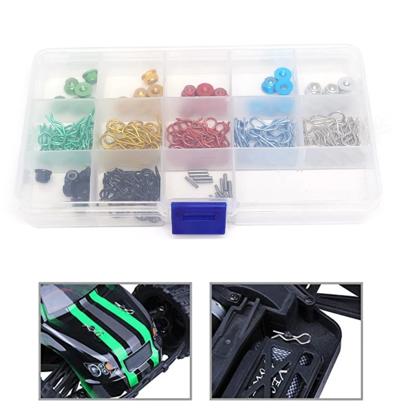 

Модель радиоуправляемого автомобиля, цветная Пряжка R, совместимая с радиоуправляемой моделью автомобиля 1:10 1:12, Модель C, запасные аксессуа...