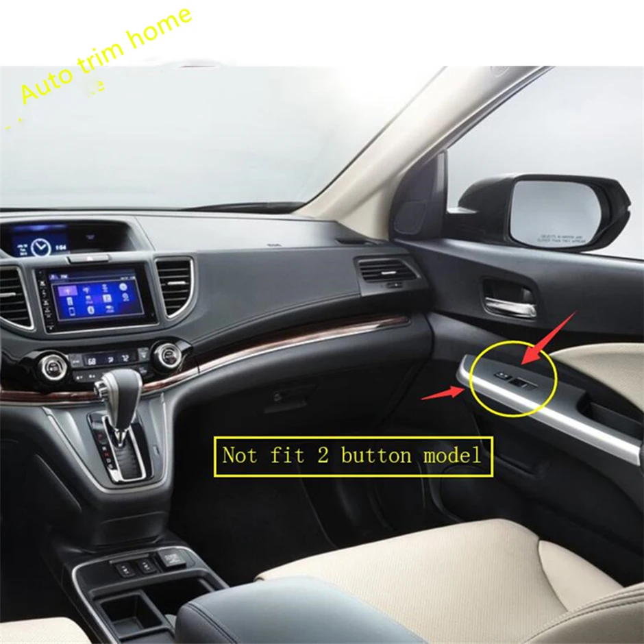 Накладка для внутренней двери стеклоподъемника панели Honda CRV CR-V 2013 2014 2015 2016