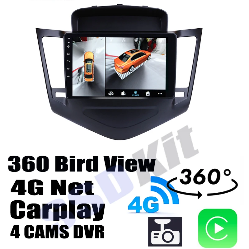 

Для Chevrolet Cruze J300 Lacetti Premia 2008 ~ 2016 автомобильная аудио-навигация GPS Carplay DVR 360 Birdview около 4G Android системы
