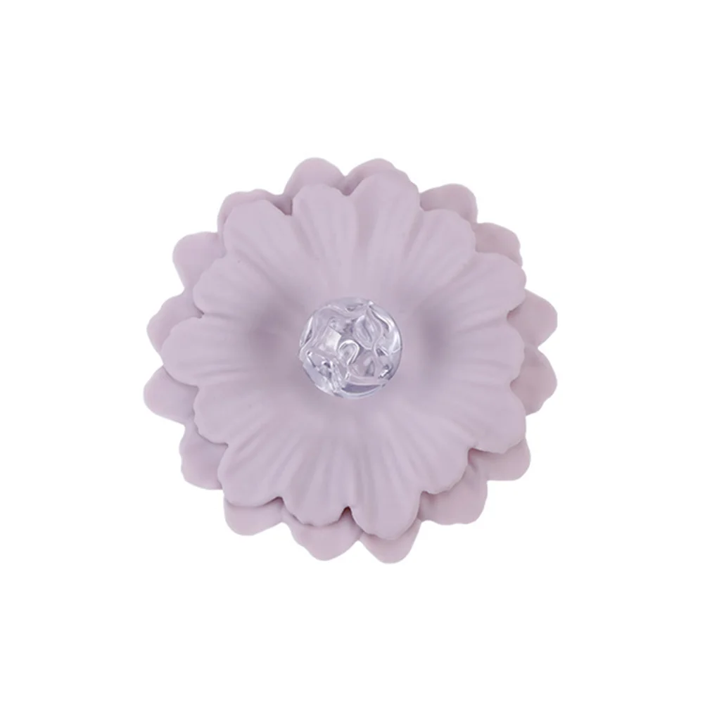 

Creative Silicone Flower Cup Lids Lovely Mug Covers Anti-dust Drink Cup Cover Leakproof Lids Random Pattern and Color