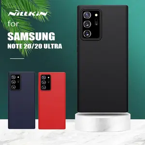 for samsung galaxy note 20 ultra case nillkin flex luxury liquid silicone slim tpu back cover for samsung note 20 5g phone case free global shipping