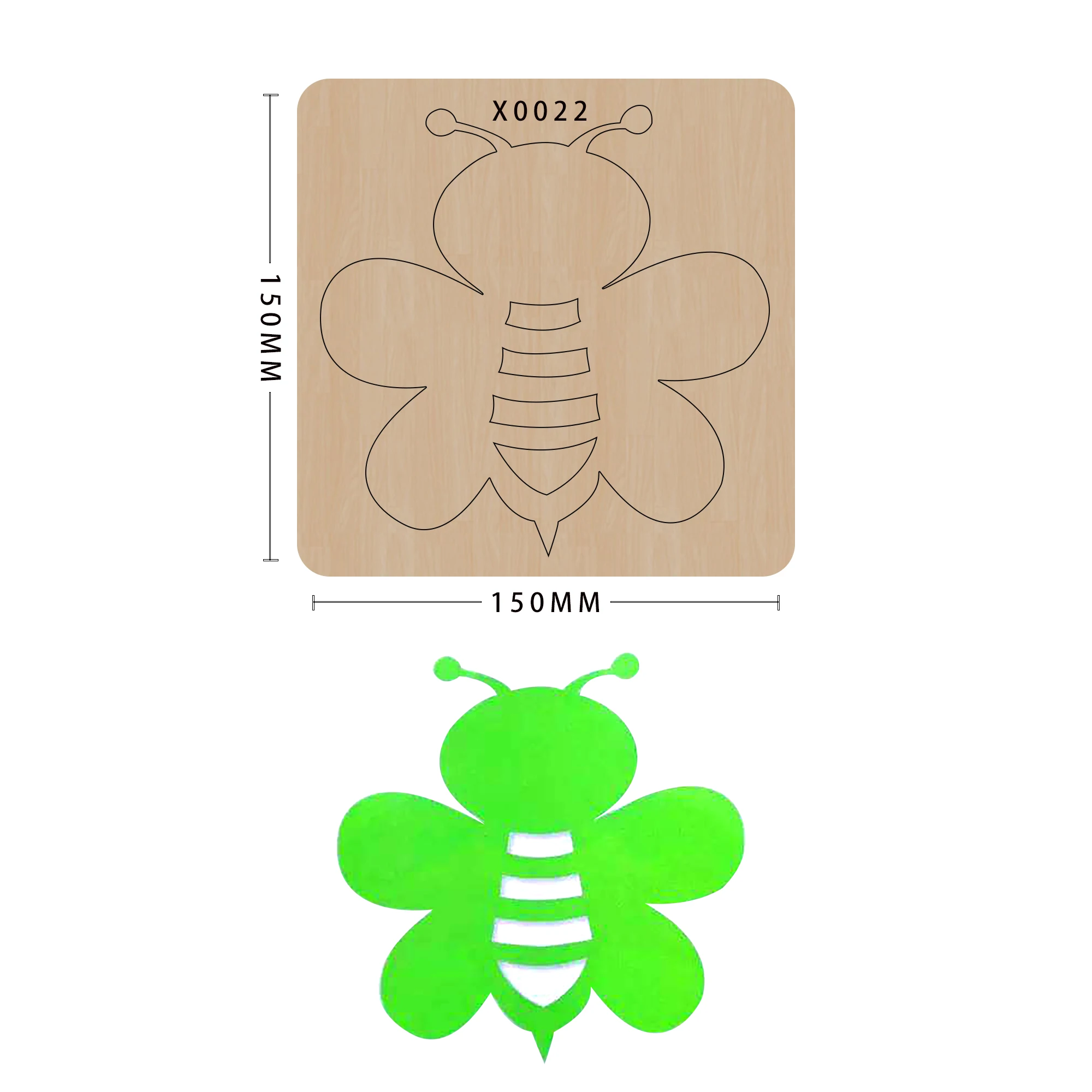 

Diy Punch tool new dies and stamps Hand-made animal bee metal cutting dies shaped knife mold Suitable for big shot machines