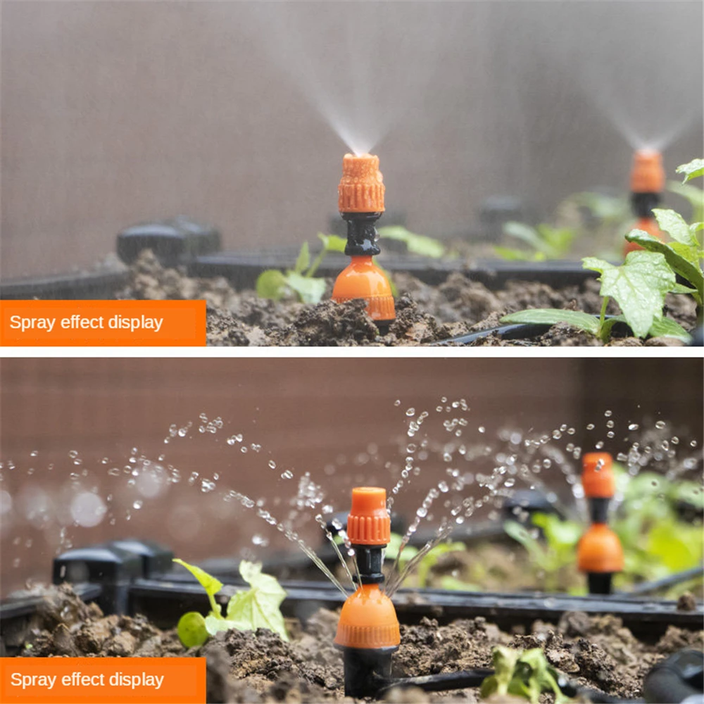 

B-LIFE Garden Irrigation System,50ft 3/8" & 50ft 1/4" Irrigation System Blank Distribution Tubing Watering Drip Kit/Irrigation