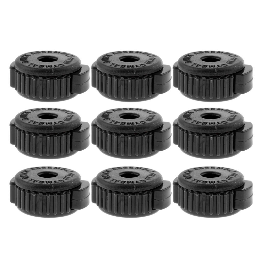

9pcs ABS Drum Set Cymbal Quick Assembly Mate Replacement Accessories