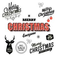 azsg merry christmas happy new year clear stamps for diy scrapbookingcard makingalbum decorative silicone stamp crafts
