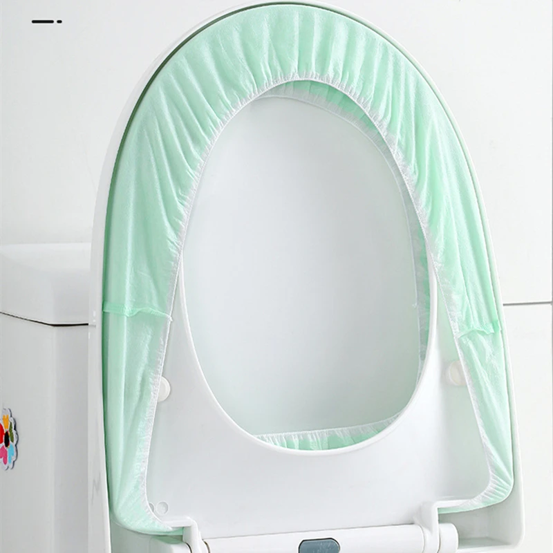 10 шт. одноразовые утолщенные чехлы для сидений унитаза|Чехлы на сиденья унитаза| |