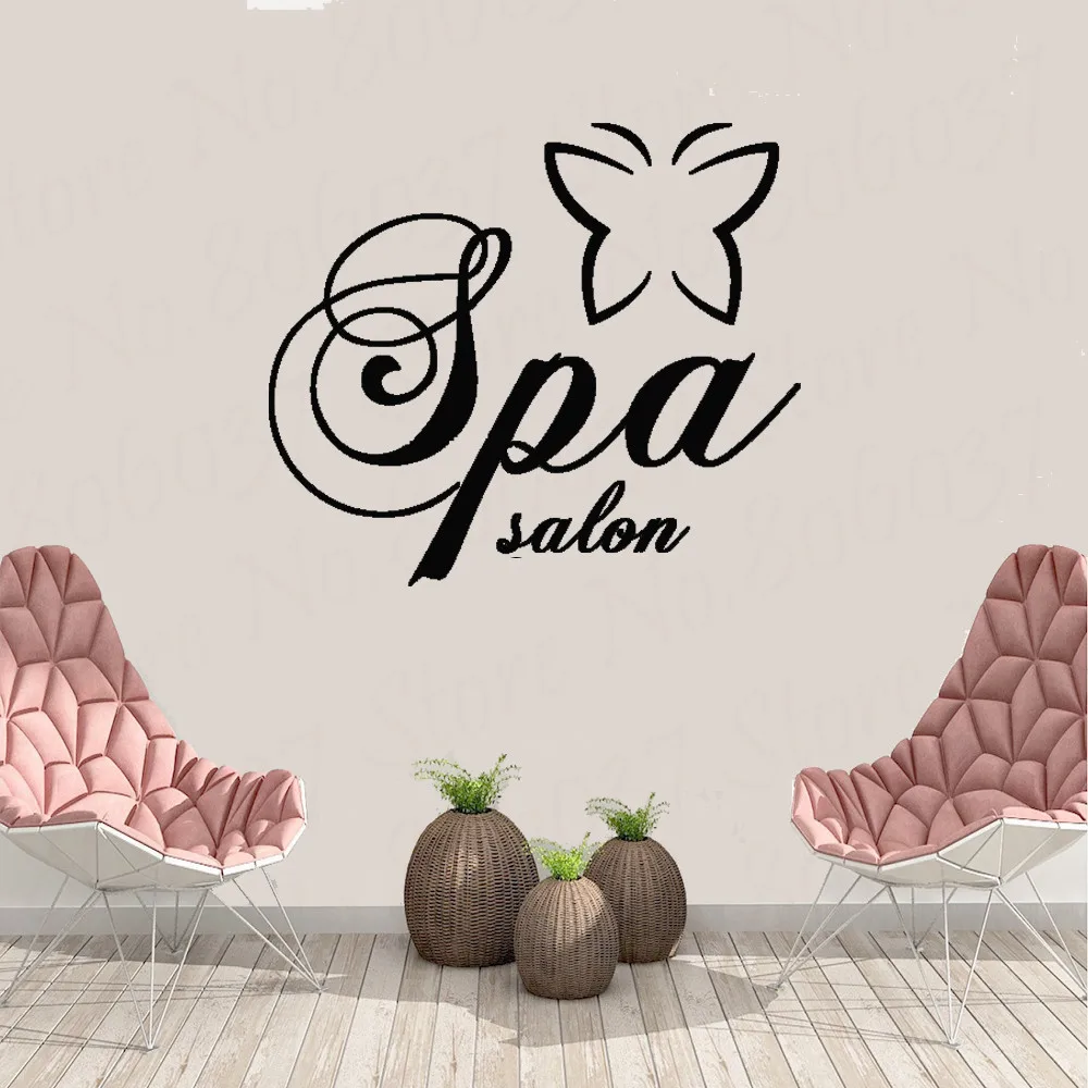 Тайский массаж наклейки на стену девочки салон красоты виниловые спа интерьер