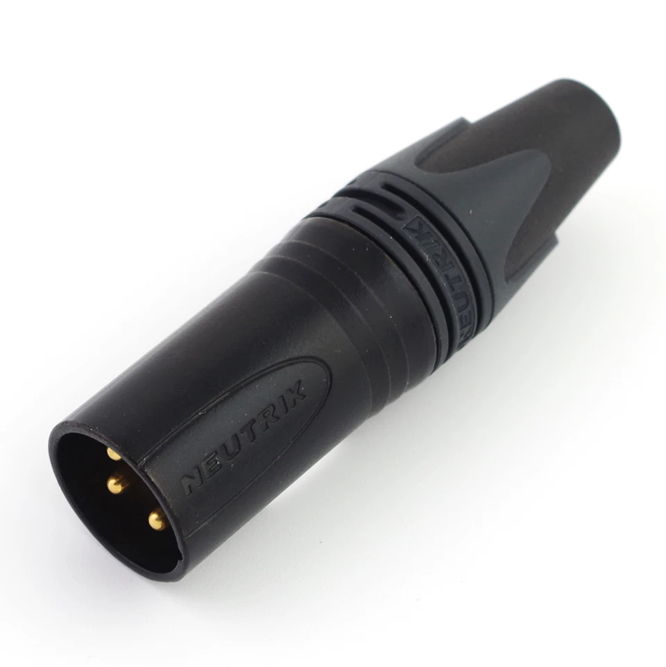 Neutrik NC3MXX-B 3-полюсный XLR-разъем мужской черный