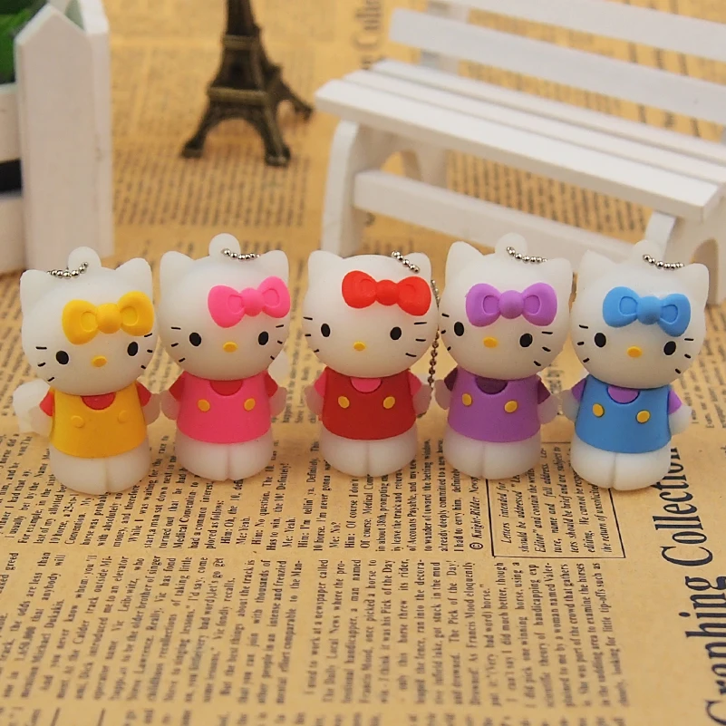 Милый флеш накопитель Kitty Cat стильный 64 ГБ 32 USB 2 0 Memoria stick специальные подарки usb 128