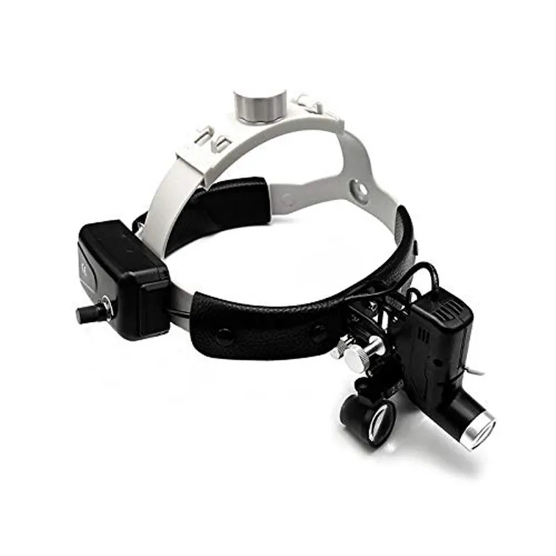

High Quality Wireless 5WLED Medical Headlamp Surgical Headlight Illuminator+2.5/3.5X Binocular Magnifier Dental Loupes