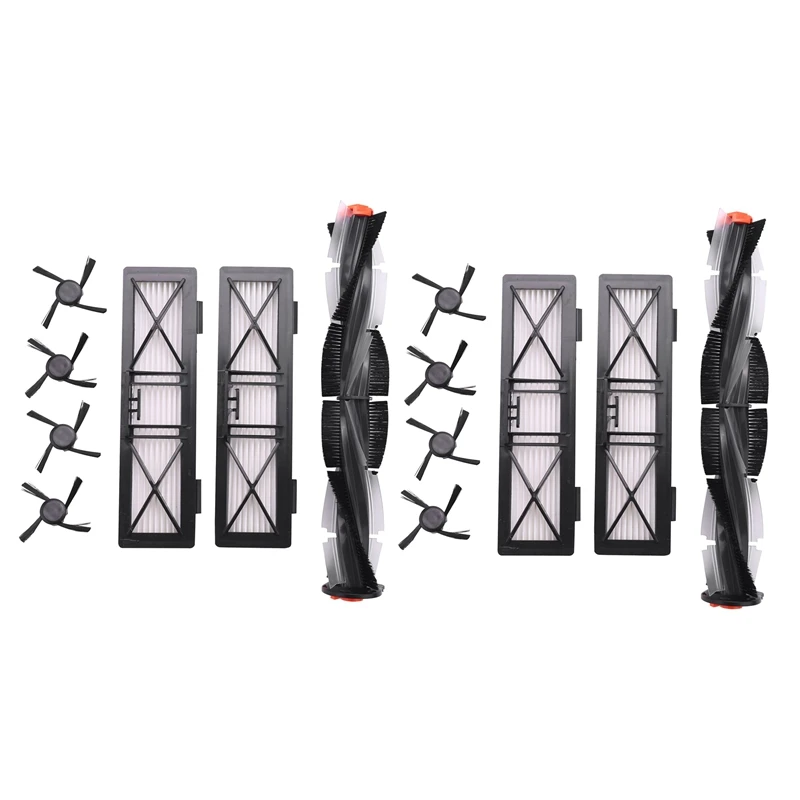 

2X Replacement Ultra Performance Filter,Brush Kit Compatible with Neato Botvac D Series