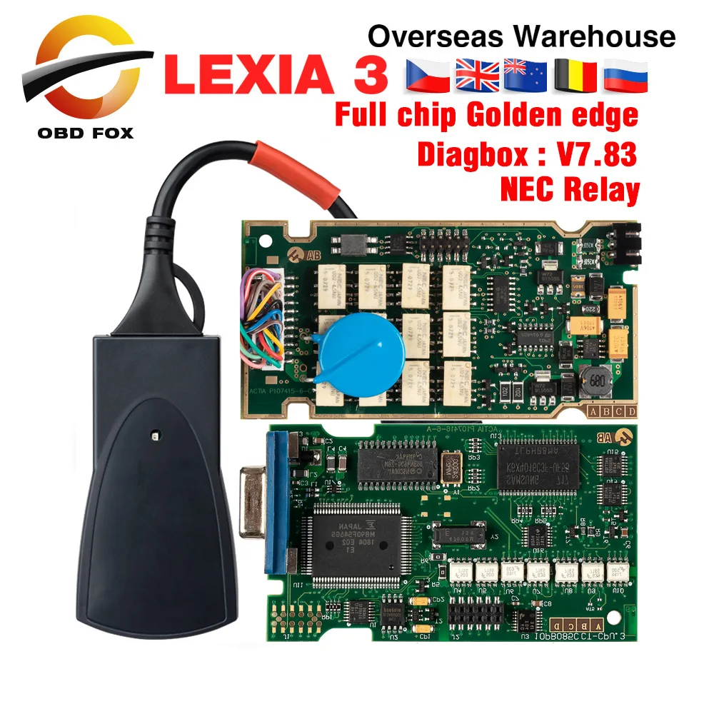 Lexia 3 полный чип Lexia3 V48/V25 новейший Diagbox V7.83 PP2000 Lexia-3 прошивки 921815C для peugeot для Citroen Диагностический инструмент