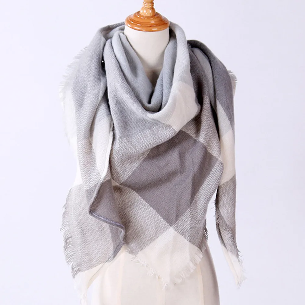 

Women Winter Shawl Cashmere Autumn Plaid Wool Scarves Scarf foulard femme Frau Winter Schal