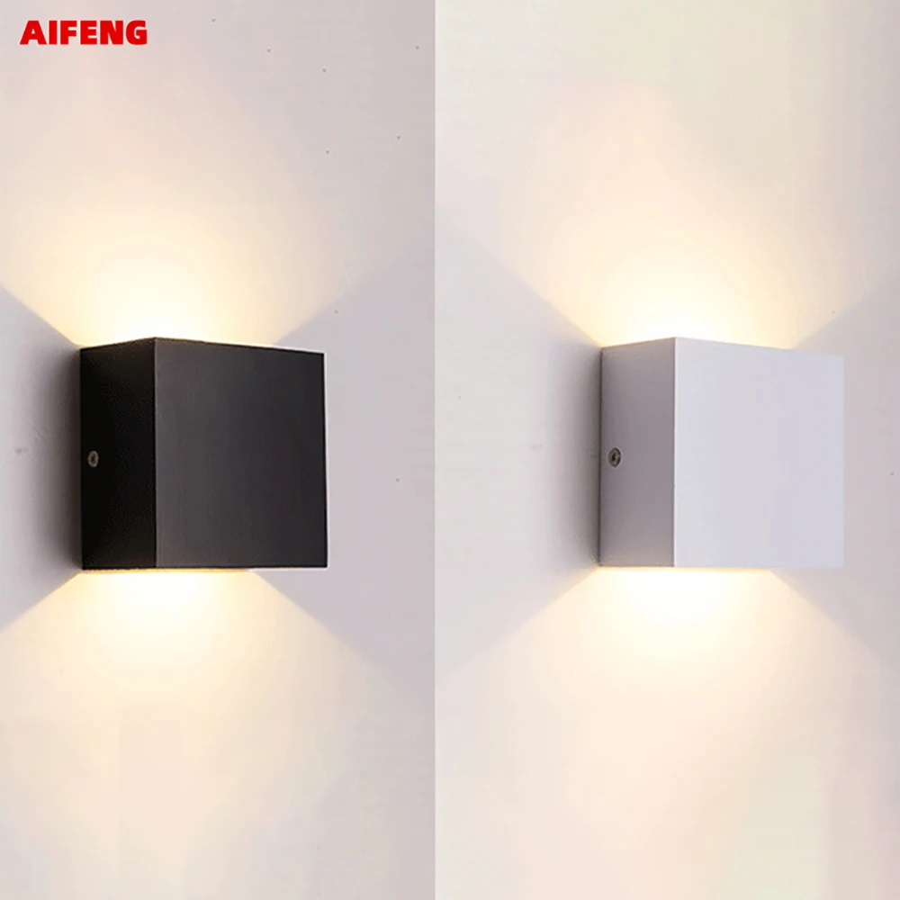 Светодиодный настенный светильник открытый водонепроницаемый IP65 6 Вт 12 AC 85 265 в