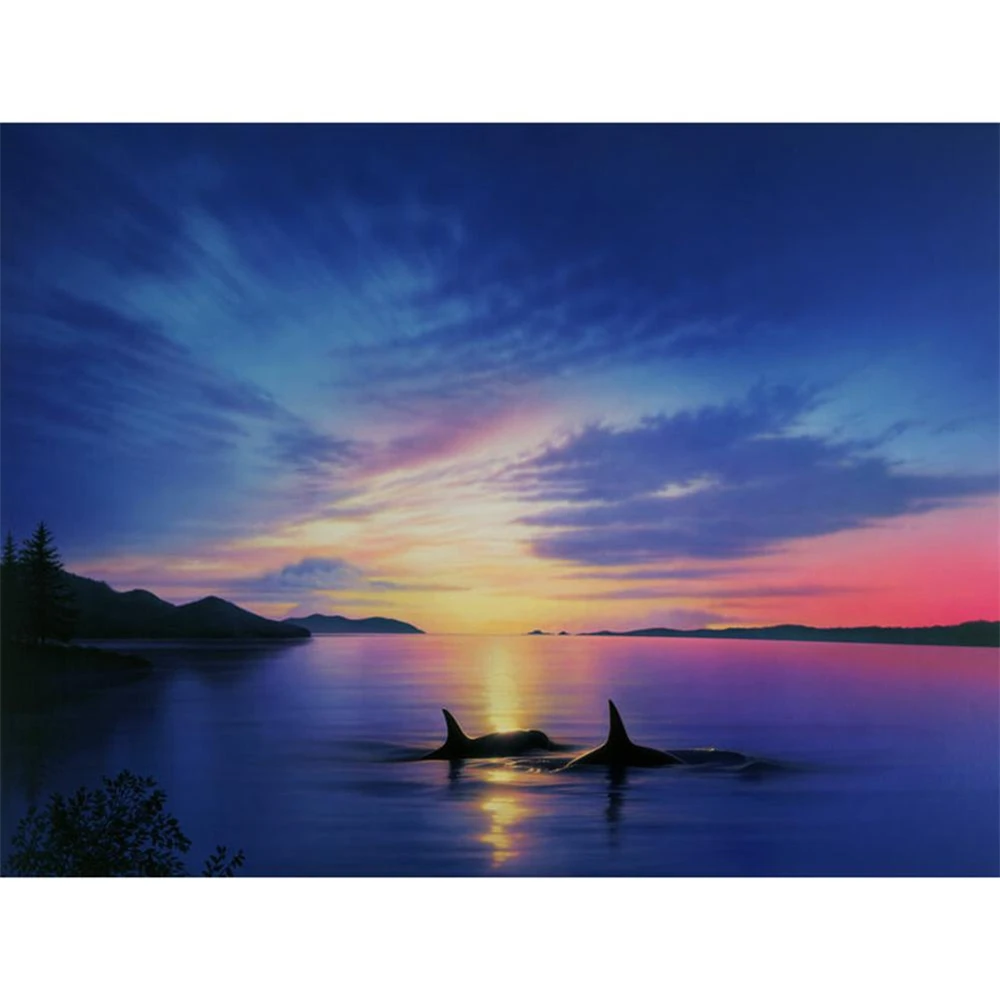 

В форме лошадок, животных, DIY Алмазная вышивка 11CT наборы для вышивки крестом ремесло набор для рукоделия с напечатаным холстом хлопчатобума...