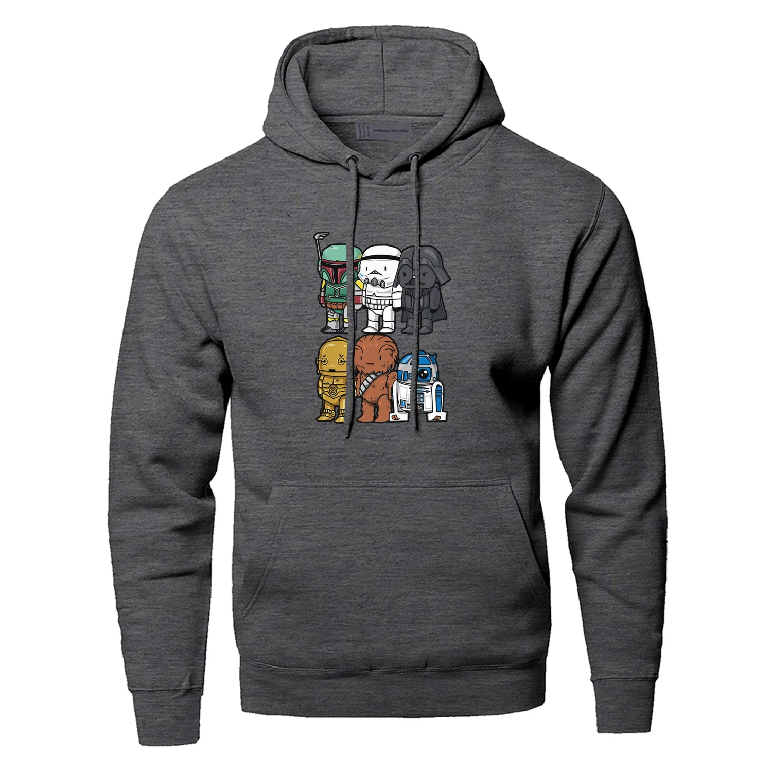 Звездные толстовки Star Wars, мужские свитшоты, йода Дарт Вейдер, толстовка с капюшоном, толстовка, зима-осень, флисовая уличная одежда, спортивная одежда Starwars - Цвет: dark gray 6