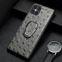 genuine leather phone case for iphone 12 pro max 12 max 11 pro max x xs max xr 6 6s 7 8 plus se 2020 magnetic kickstand cover