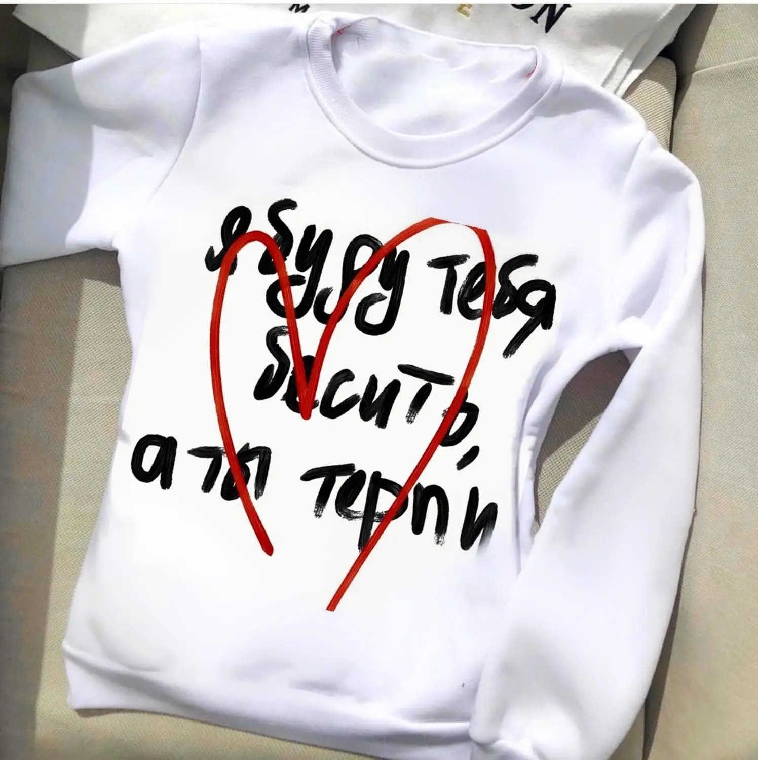 Женский белый топ с рисунком из мультфильма, Женский Осенний хлопковый топ с длинным рукавом - Цвет: P1857E-White-WM