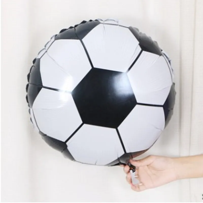 

10pcs 18 inch Football Foil Balloon Soccer Volleyball basketball balloon player fans party air globos baby boys birthday toy