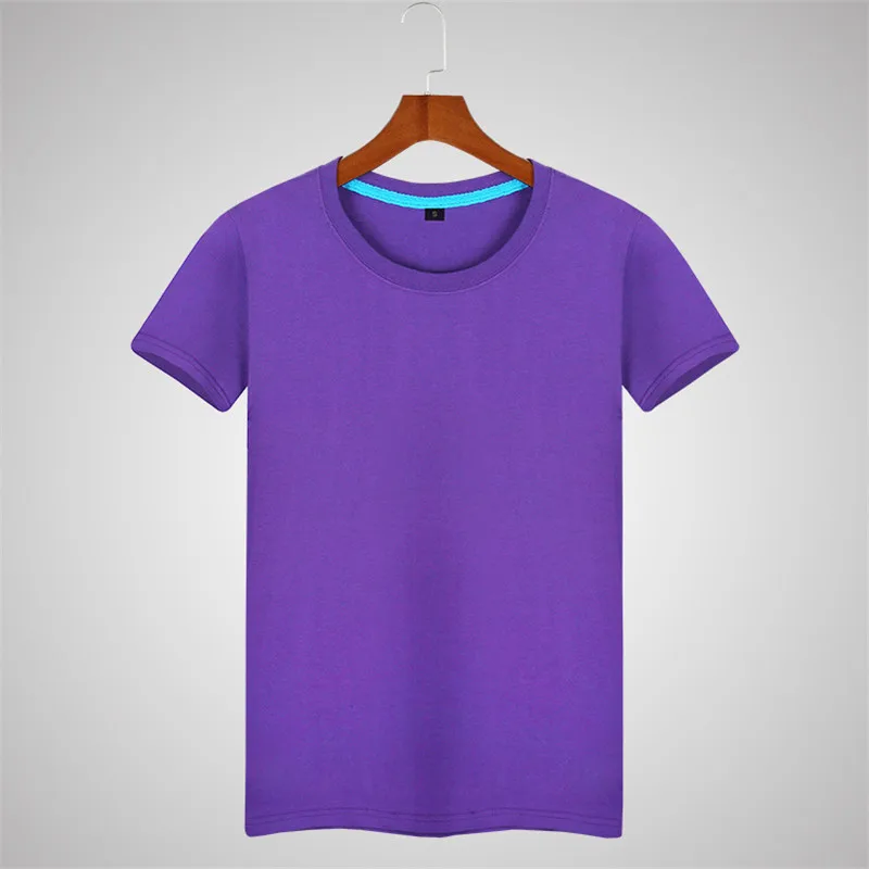 

6505-Short-sleeved t-shirt neck solid color V-neck loose casual sweatshirt bottoming shirt