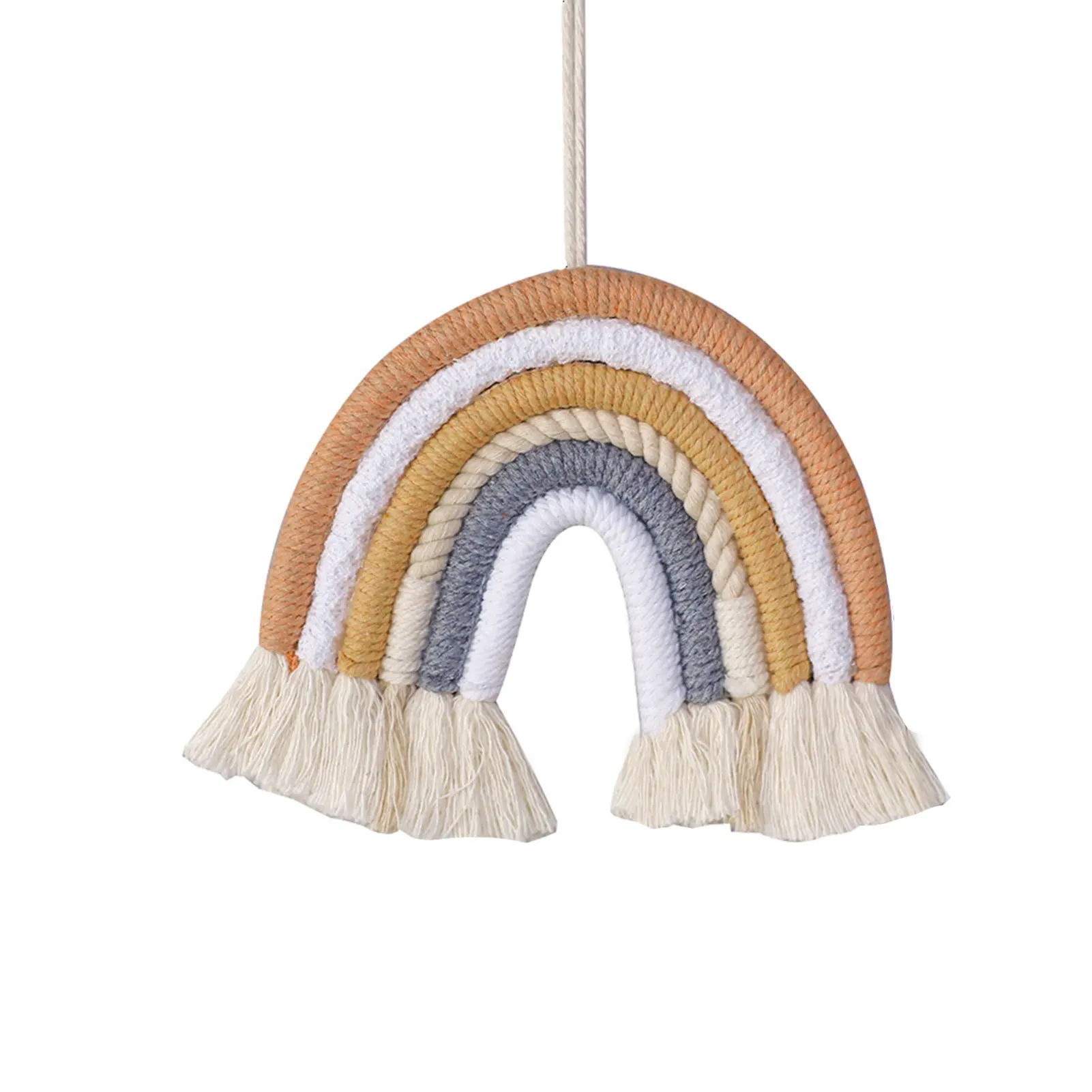 

Подарочные украшения, домашний декор, детская комната, спальня с кисточками, тканые экологически чистые красочные радужные настенные подве...