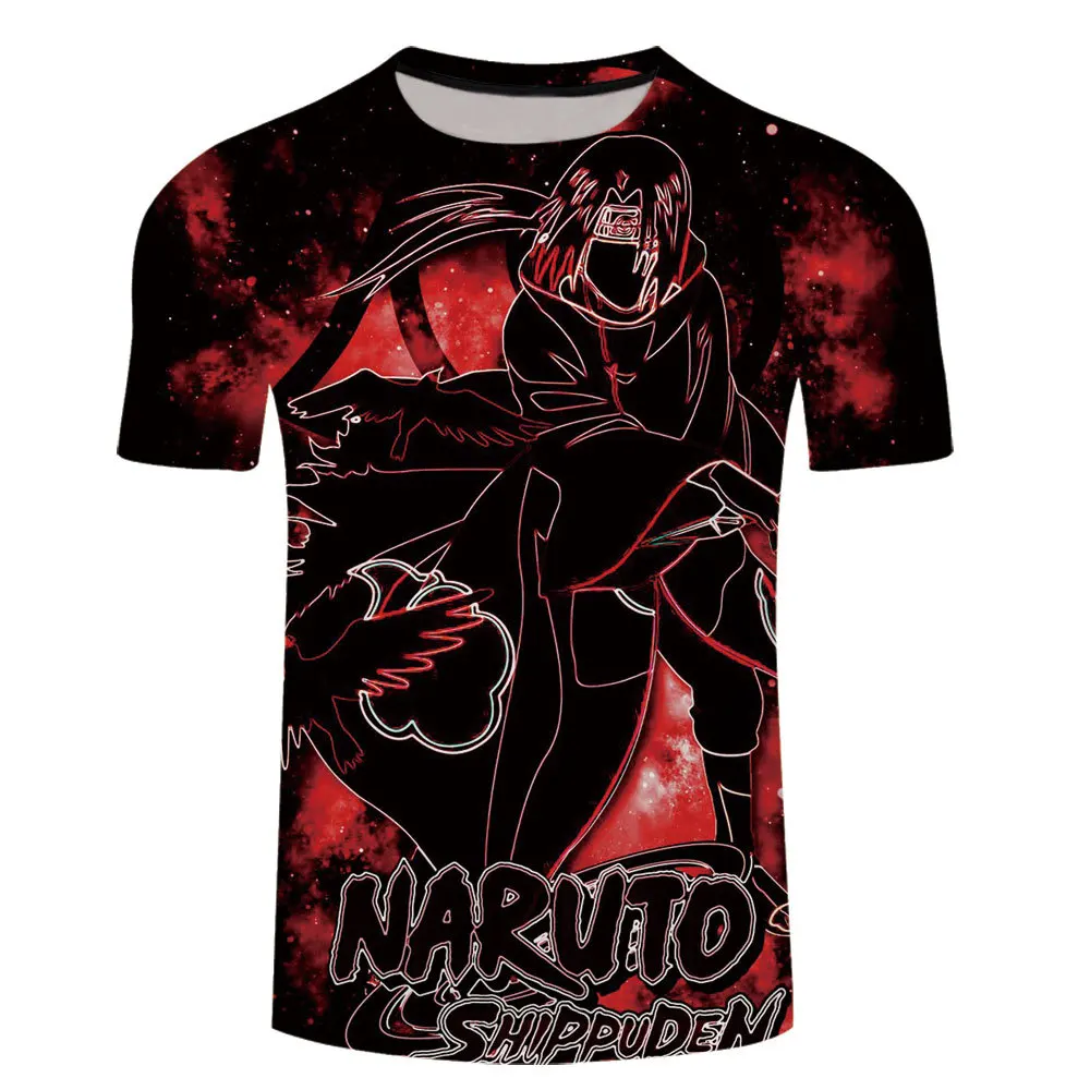 

New Japanese Manga Narutoes T-shirt 3d Printing Men's and Women's T-shirts Novelty Casual Boy tshirt Summer T Shirt For Kid Tops