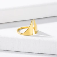 minimalist ring triangle geometric ring golden glamour mens ring adjustable ring gift for best friend birthday gift b