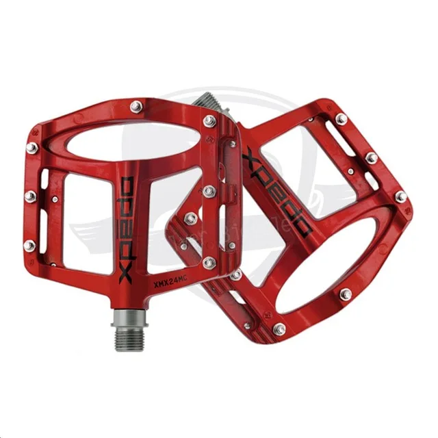 red Wellgo XPEDO велосипедные педали SPRY XMX24MC Сверхлегкий алюминиево-магниевого сплава, MTB горный велосипед для езды на велосипеде - Цвет: red