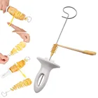 1 Набор слайсер для картофеля из нержавеющей стали и пластика, витой слайсер для картофеля, спиральный резак, сделай сам, ручные Креативные кухонные приспособления