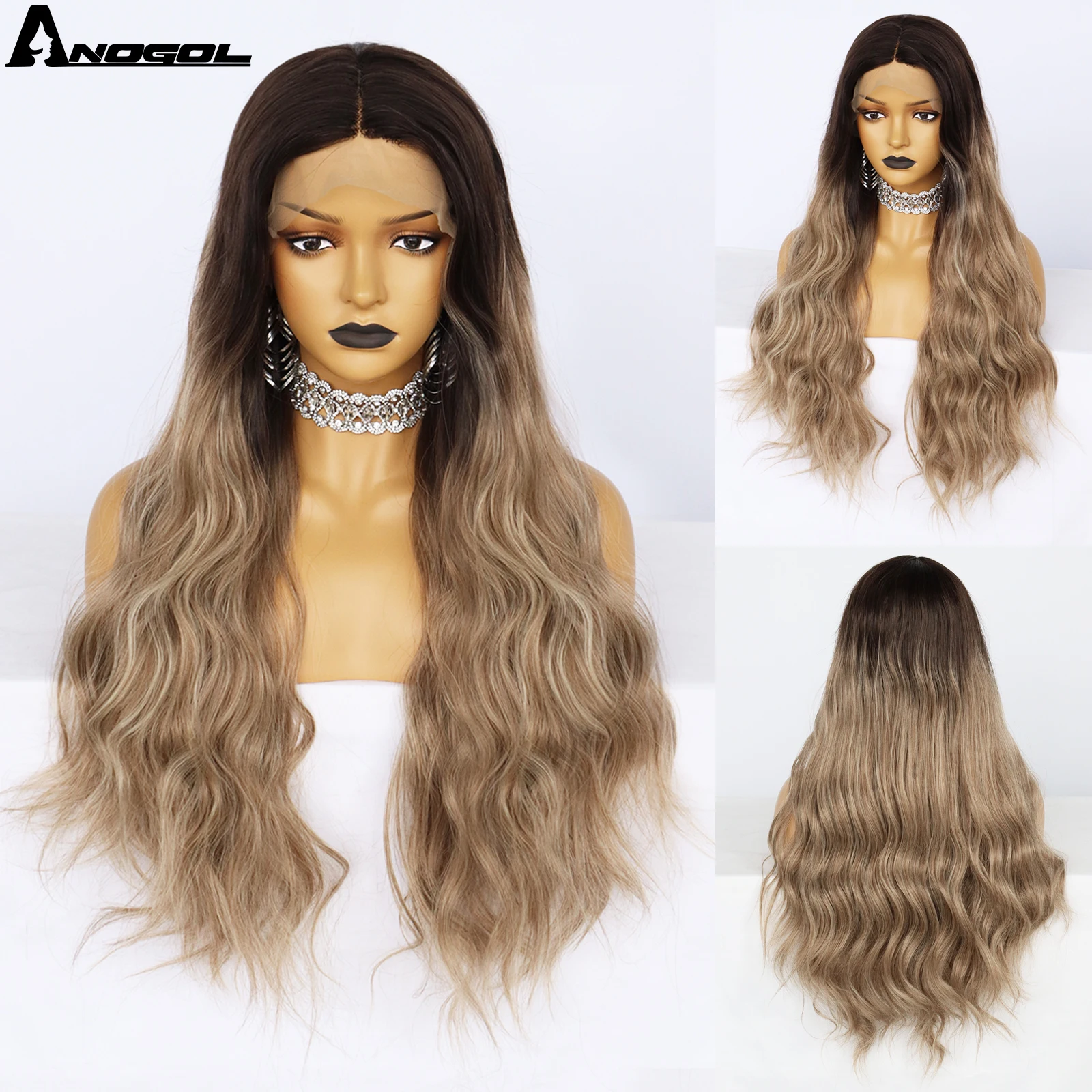 Рисунок 3 - Парик Anogol с темными корнями