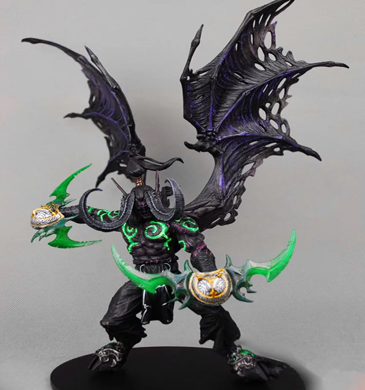 Wow Demon Hunter Action Figure DC Unlimited Series 5 13 inch Deluxe Boxed Demon illidan Stormrage WOW PVC Figure Toy