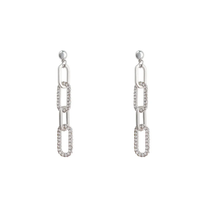 

Chain Zircon Cool 2021 Punk Wholesale Earring for Women Luxurious Wedding