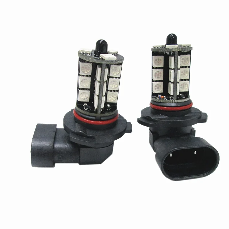 НОВЫЕ 2 шт. 27SMD многоцветные RGB 5050 9005 светодиодные сменные противотуманные фары заднего хода с пультом дистанционного управления (art.: 3920cfc2d84fe) - 3920cfc2d84fe