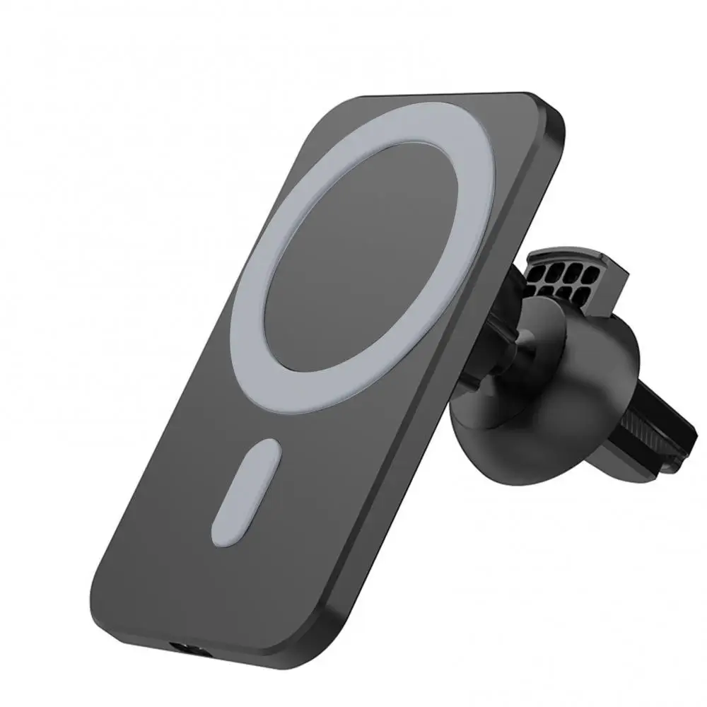 

2021 Magnetic Anti-slip Mobile Phone Holder 15W Car Wireless Charger for Iphone 12 Automobiles Interior Accessories