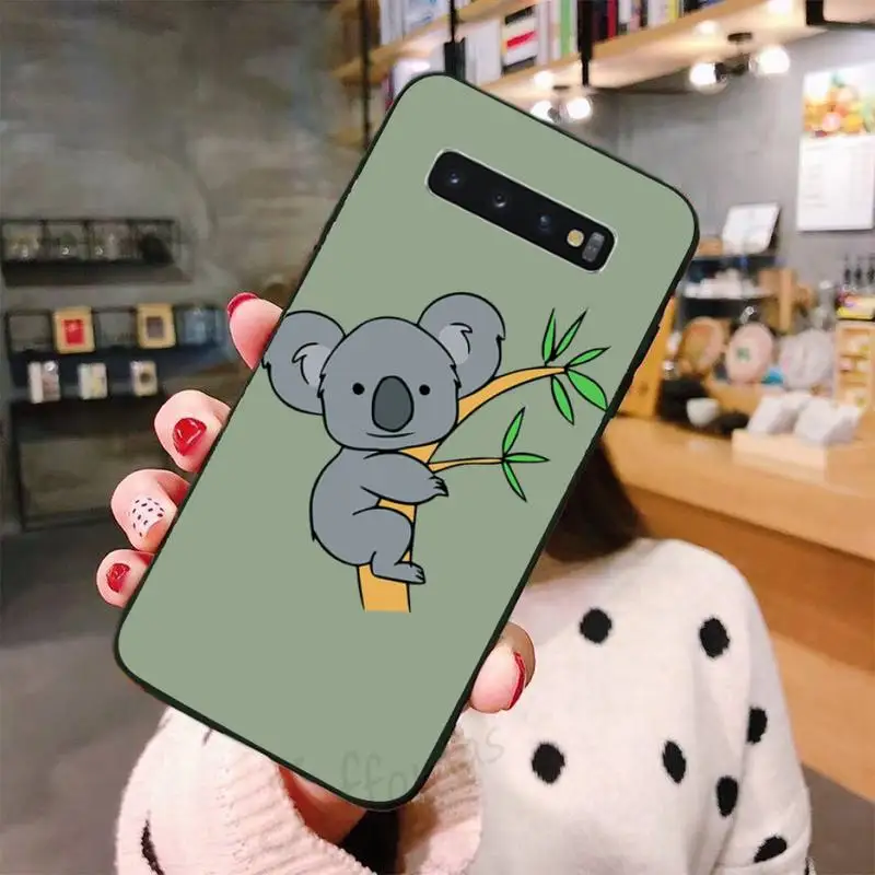 

Animal sleeping koala Phone Case For Samsung Galaxy S5 S6 S7 S8 S9 S10 S10e S20 edge plus lite