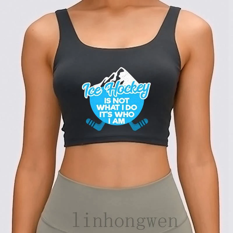 

Хоккей на льду плеер хоккей на льду Женская майка свободного кроя на весну и осень, модная детская рубашка с надписью S-XL хлопок печатных нат...