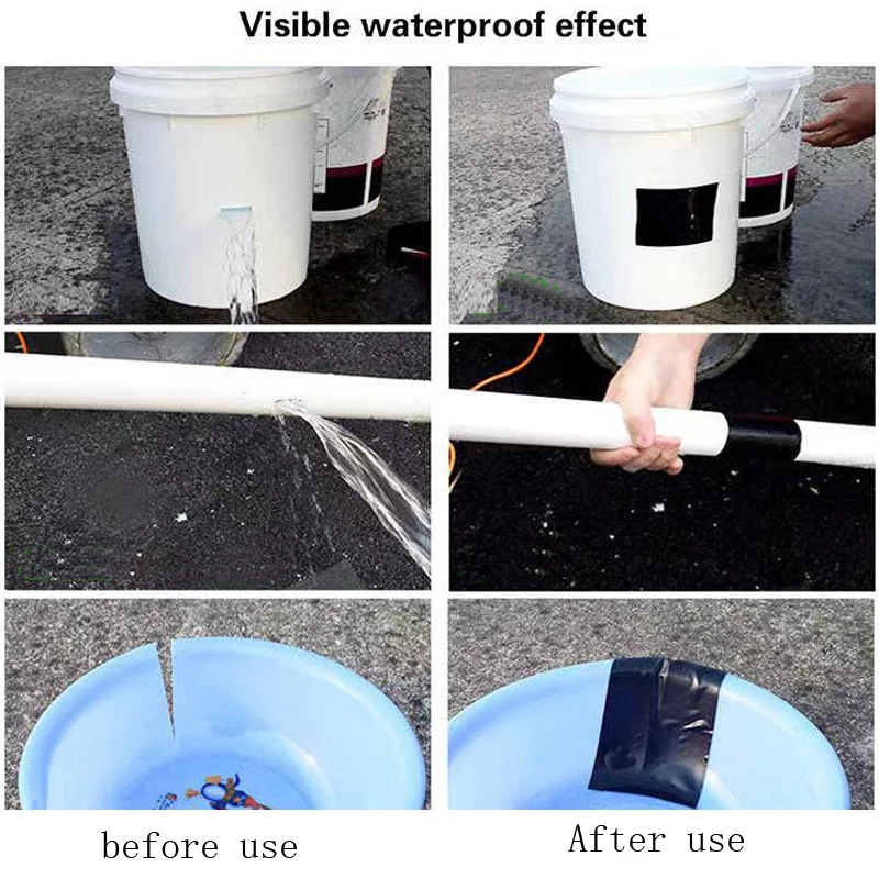 Ремонтная лента сверхпрочная Водонепроницаемая Скотч для предотвращения утечек
