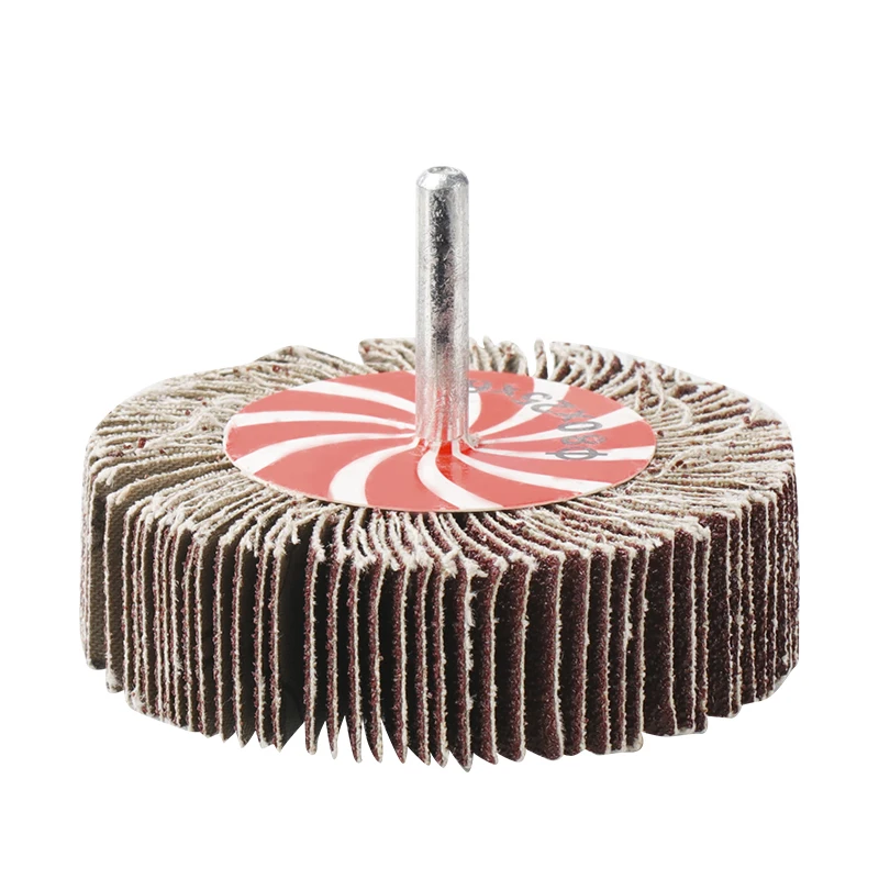 

CMCP Grit 80# Sandpaper Grinding Flap Wheel Discs 6mm Shank Mandrel for Rotary Drill Polishing Tool Dremel Accessories