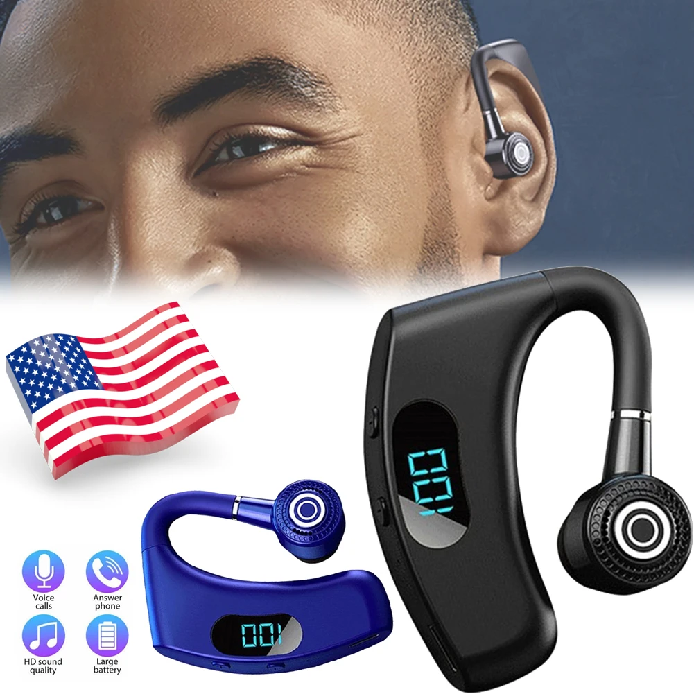 

Беспроводная гарнитура с шумоподавлением, спортивные наушники-вкладыши, наушники с микрофоном, Hands-free Bluetooth-Совместимость с водителем, груз...