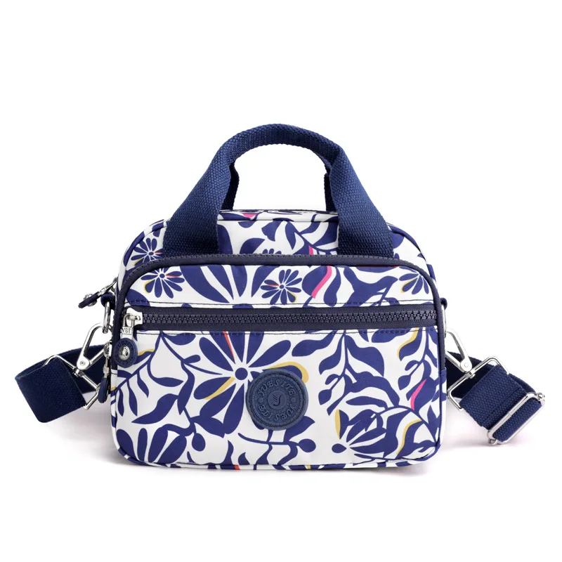

8 pattern 2021 Trend Nylon Women's small handbag Waterproof crossbody bags Multi Pockets shoulder bags High Quality bolso mujer