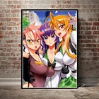 Highschool of The Dead плакат для костюмированной вечеринки по японскому аниме фильм подарок картины на холсте искусство настенные картины для Гостиная домашний декор