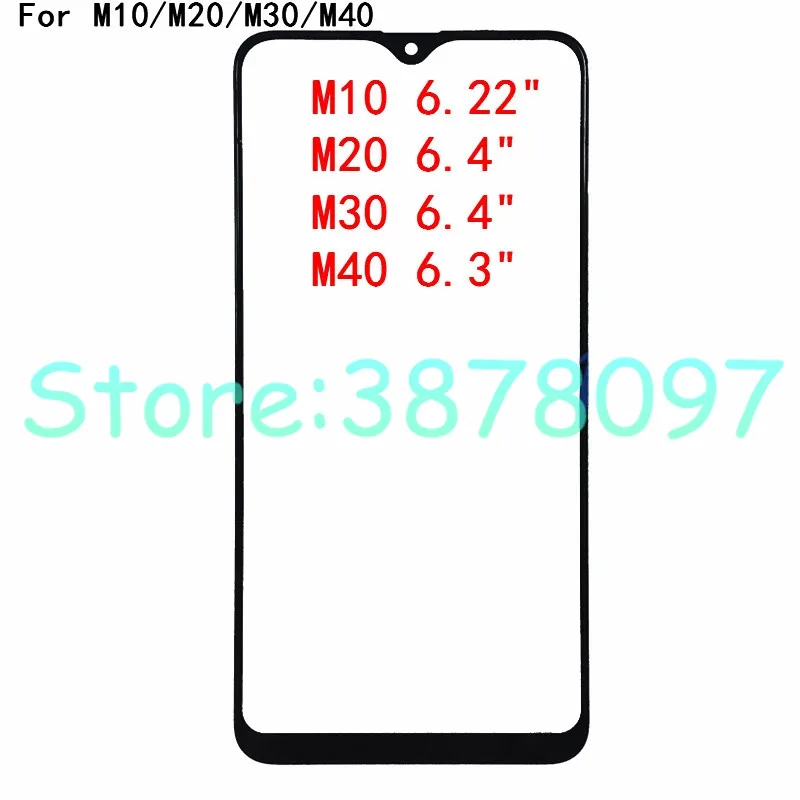 Сенсорный экран для Samsung Galaxy M10 M20 M30 M40 сенсорный передняя панель стекло (без