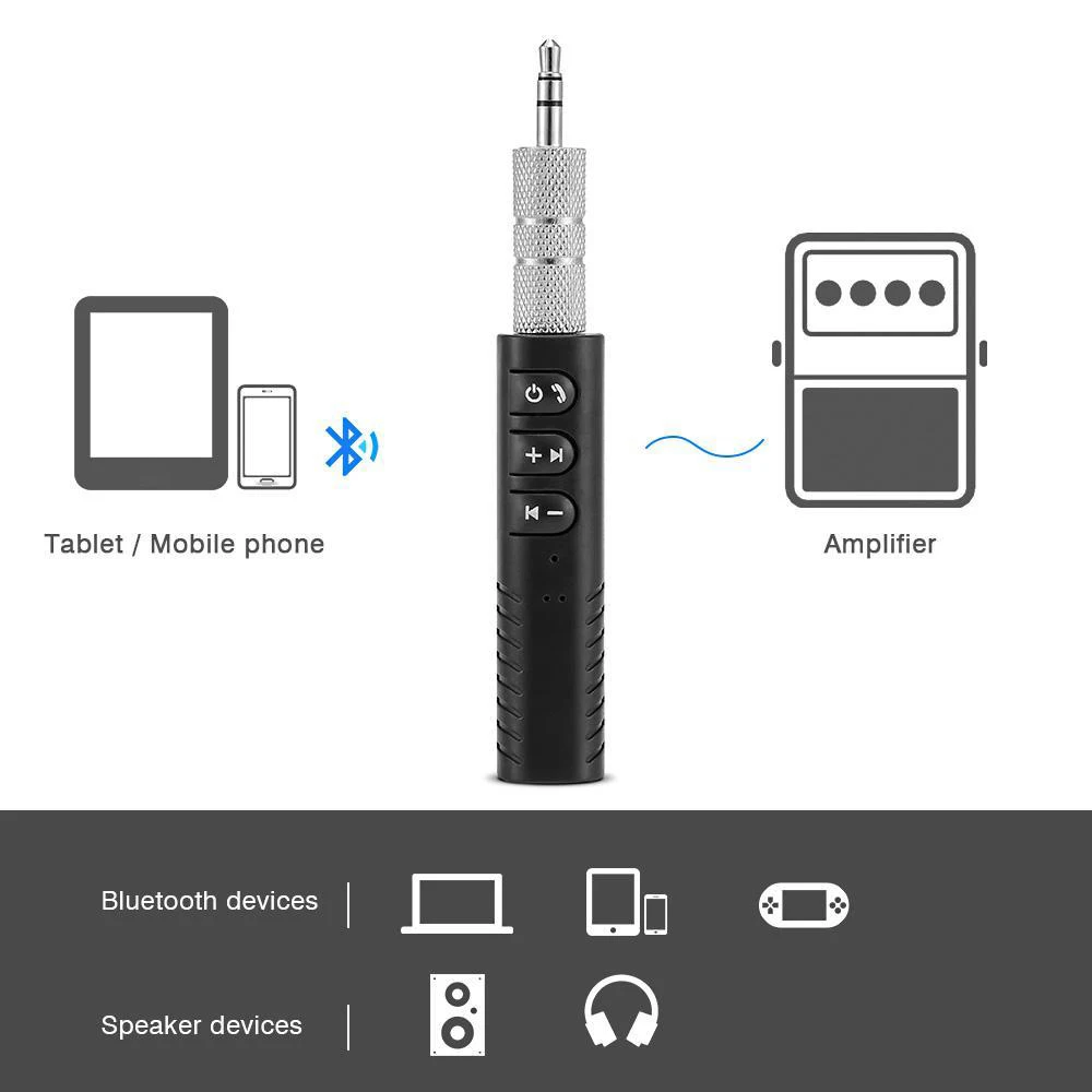 Мини 3 5 мм разъем bluetooth Автомобильный музыкальный аудио приемник беспроводной Play