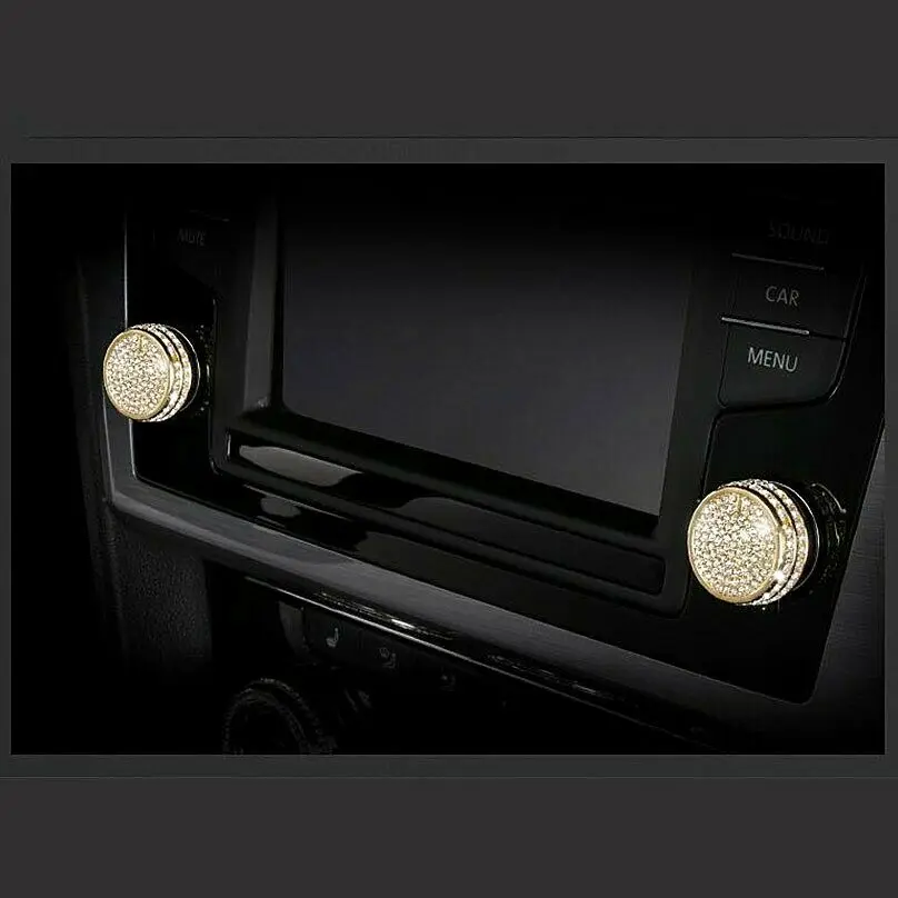 For Volkswagen Passat Golf Diamond Audio Stereo Volume Control Knob Ring Cover | Автомобили и мотоциклы